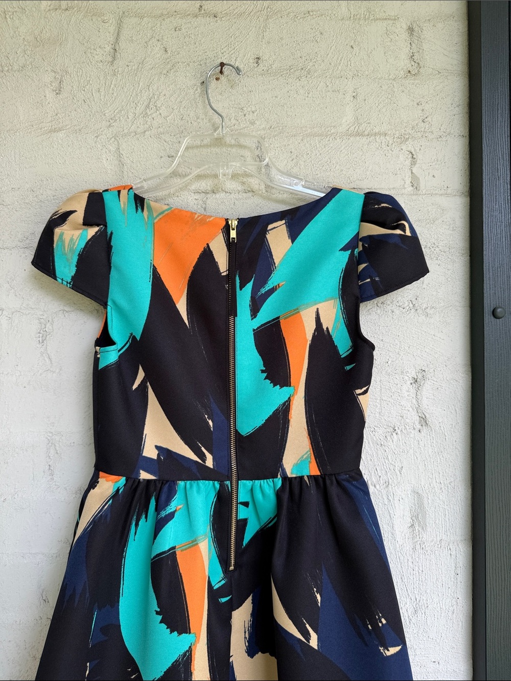 Anthropologie Moulinette Soeurs Pinion Cap Sleeve Fit & Flare Dress Size 2 - Picture 7 of 13